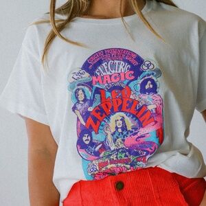 NWT! DayDreamer Led Zeppelin Electric Magic Solo Tee (Size Large)